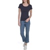 image:imageNautica Womens Short Sleeve Solid Cotton Scoop Neck TShirtNight Sky