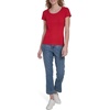 image:imageNautica Womens Short Sleeve Solid Cotton Scoop Neck TShirtScarlet