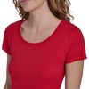 image:imageNautica Womens Short Sleeve Solid Cotton Scoop Neck TShirtScarlet