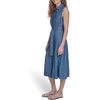 image:imageNautica Womens Sleeveless Shirtdress Belted Chambray DressMedium Azure