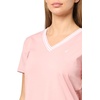image:imageNautica Womens Solid VNeck Short Sleeve Pullover VNeck TShirt DressBridal Rose