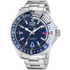 Silver/Blue/Stainless Steel