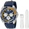 image:imageNautica Sporty Mens WatchBlueWhiteBlueSilver