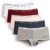 image:imageNautica Womens Cotton Boyshort Underwear Set 5PackMd Heather GreyBrixton BlueBlushedTerra StoneBlushed Flag