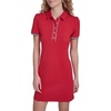 image:imageNautica Womens Short Sleeve Polo Collared Knit DressScarlet