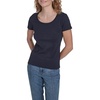 image:imageNautica Womens Short Sleeve Solid Cotton Scoop Neck TShirtNight Sky
