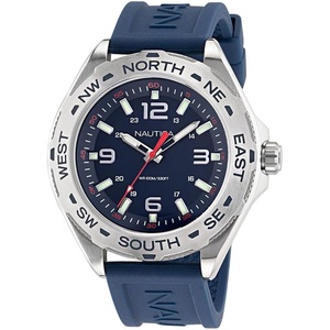 image:imageNautica Mens Clearwater Beach WatchBlueBlueSilver