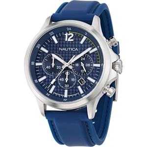 image:imageNautica Mens NCT Blue Ocean Chronograph WatchBlueBlueSilver