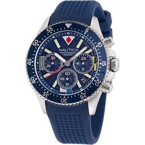 image:imageNautica Mens Westport WatchBlueBlueSilver