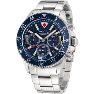 image:imageNautica Mens Westport WatchSilverBlueSilver