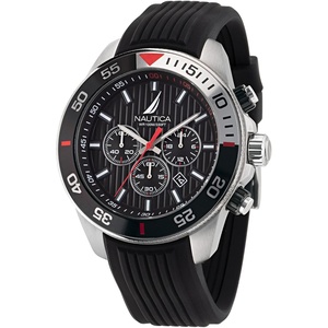 image:imageNautica One Mens WatchBlackBlackSilver