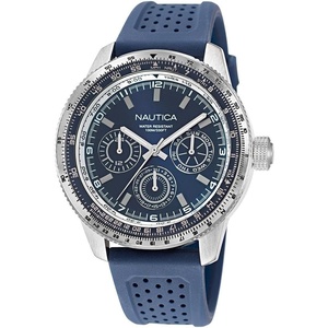 image:imageNautica Sporty Mens WatchBlueBlueSilver