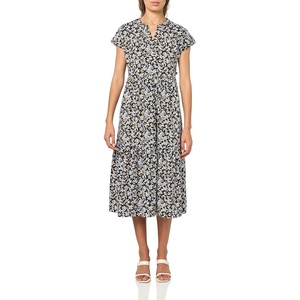 image:imageNautica Womens Short Sleeve Midi Knit Soft DressNight Sky Multi