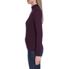 image:imageNautica Womens 14 Zip Mockneck Cable SweaterAubergine