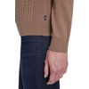 image:imageNautica Womens 14 Zip Mockneck Cable SweaterBarley