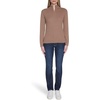 image:imageNautica Womens 14 Zip Mockneck Cable SweaterBarley