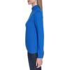 image:imageNautica Womens 14 Zip Mockneck Cable SweaterCerulean