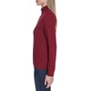 image:imageNautica Womens 14 Zip Mockneck Cable SweaterDeep Rouge