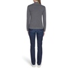 image:imageNautica Womens 14 Zip Mockneck Cable SweaterFog Heather