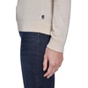 image:imageNautica Womens 14 Zip Mockneck Cable SweaterIvory