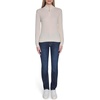 image:imageNautica Womens 14 Zip Mockneck Cable SweaterIvory