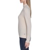 image:imageNautica Womens 14 Zip Mockneck Cable SweaterIvory