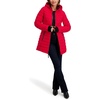 image:imageNautica Womens 34 Length Midweight Puffer JacketNautica Red