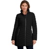image:imageNautica Womens 34 Length Stretch Puffer JacketBlack