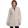 image:imageNautica Womens 34 Length Stretch Puffer JacketLimestone