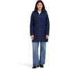 image:imageNautica Womens Chevron Stretch Puffer JacketNavy Seas