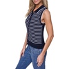 image:imageNautica Womens Crew Neck Solid Short Sleeve Sweater Night SkyBright White Small