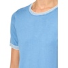 image:imageNautica Womens Crew Neck Solid Short Sleeve SweaterBlue Haze Ivory
