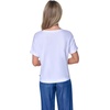 image:imageNautica Womens Crew Neck Solid Short Sleeve SweaterBright White