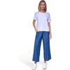 image:imageNautica Womens Crew Neck Solid Short Sleeve SweaterBright White