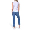 image:imageNautica Womens Crew Neck Solid Short Sleeve SweaterBright WhiteScarlet