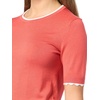 image:imageNautica Womens Crew Neck Solid Short Sleeve SweaterCoralieBright White
