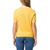 image:imageNautica Womens Crew Neck Solid Short Sleeve SweaterDeep MaizeBright White