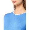 image:imageNautica Womens Crew Neck Solid Short Sleeve SweaterFrench BlueBright White