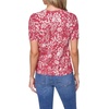 image:imageNautica Womens Crew Neck Solid Short Sleeve SweaterMineral Red Multi