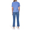 image:imageNautica Womens Crew Neck Solid Short Sleeve SweaterNew French BlueBright White