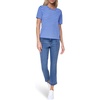 image:imageNautica Womens Crew Neck Solid Short Sleeve SweaterNew French BlueBright White