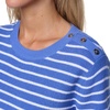 image:imageNautica Womens Crew Neck Solid Short Sleeve SweaterNew French BlueBright White