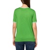 image:imageNautica Womens Crew Neck Solid Short Sleeve SweaterNew Leaf Ivory
