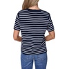 image:imageNautica Womens Crew Neck Solid Short Sleeve SweaterNew Night SkyBright White