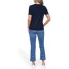 image:imageNautica Womens Crew Neck Solid Short Sleeve SweaterNight Sky