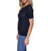 image:imageNautica Womens Crew Neck Solid Short Sleeve SweaterNight Sky