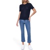 image:imageNautica Womens Crew Neck Solid Short Sleeve SweaterNight Sky