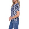 image:imageNautica Womens Crew Neck Solid Short Sleeve SweaterNight Sky Multi
