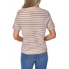 image:imageNautica Womens Crew Neck Solid Short Sleeve SweaterSandBright White