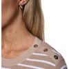 image:imageNautica Womens Crew Neck Solid Short Sleeve SweaterSandBright White